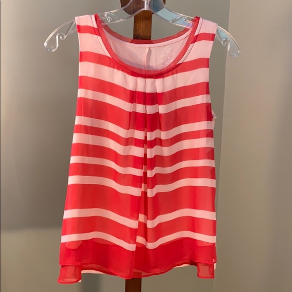 New York & Company Tops - NY&C Pink Sleeveless Blouse
